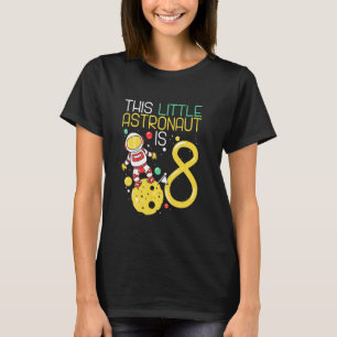 Camiseta Este pequeno astronauta é o Cosmonauta do 8° anive