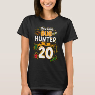 Camiseta Este Pequeno Caçador De Insetos É 20 Aniversário D