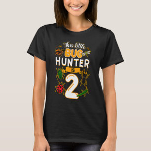 Camiseta Este Pequeno Caçador De Insetos É 2 Aniversário De