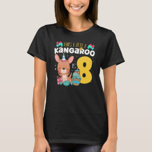 Camiseta Este pequeno canguru é 8 animais selvagens Happy B