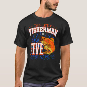Camiseta Este Pequeno Pescador É Cinco Celebrações De Anive