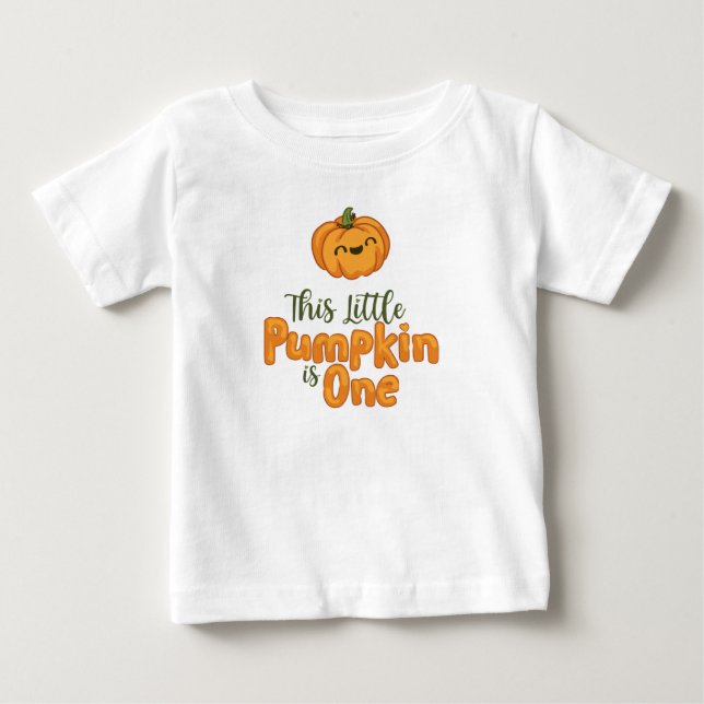Camiseta Este pequeno Pumpkin é um! (Frente)