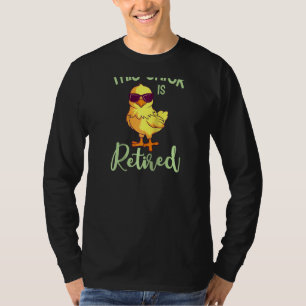 Camiseta Este Pintinho É Férias De Reforma Aposentadas