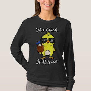 Camiseta Este Pintinho É Frango De Pensão De Reforma Aposen