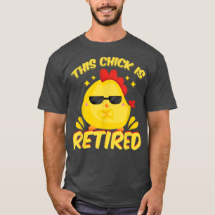 Camiseta Este Pintinho Está Aposentado Farmador De Frango E