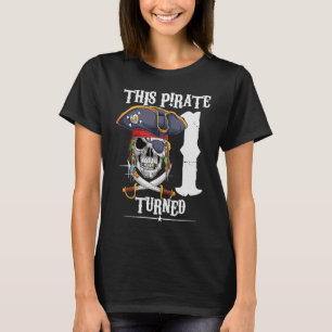 Camiseta Este pirata virou primeiro aniversario 20 de menin
