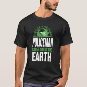Camiseta Este Policial Se Preocupa Com O Escritório Da Polí
