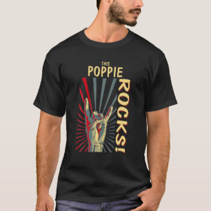 Camiseta Este Poppie Rocks Vintage Retro Concert 70S 80S Fu