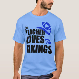 Camiseta Este professor adora vikings