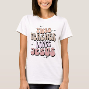 Camiseta Este professor ama Jesus