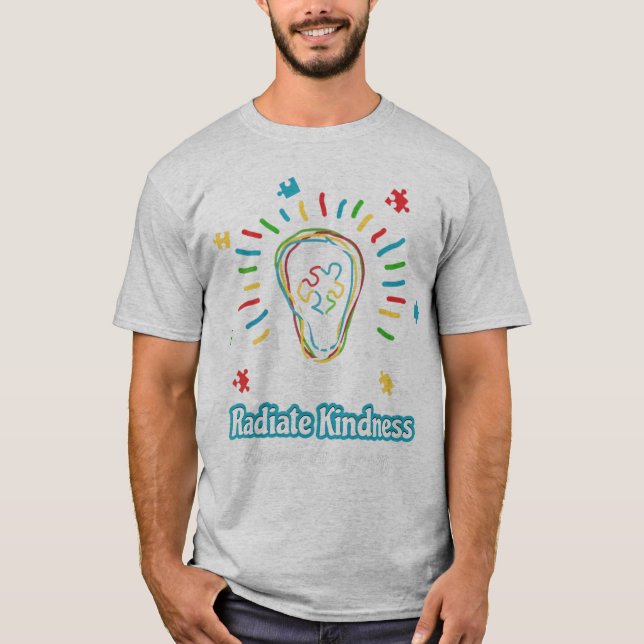 Camiseta Este professor de apoio autista é perfeito  (Frente)