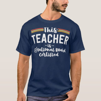 Camiseta Este Professor É Um Conselho Nacional De Educação 