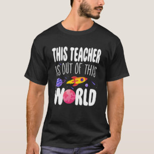 Camiseta Este Professor Está Fora deste Mundo de Apreciação