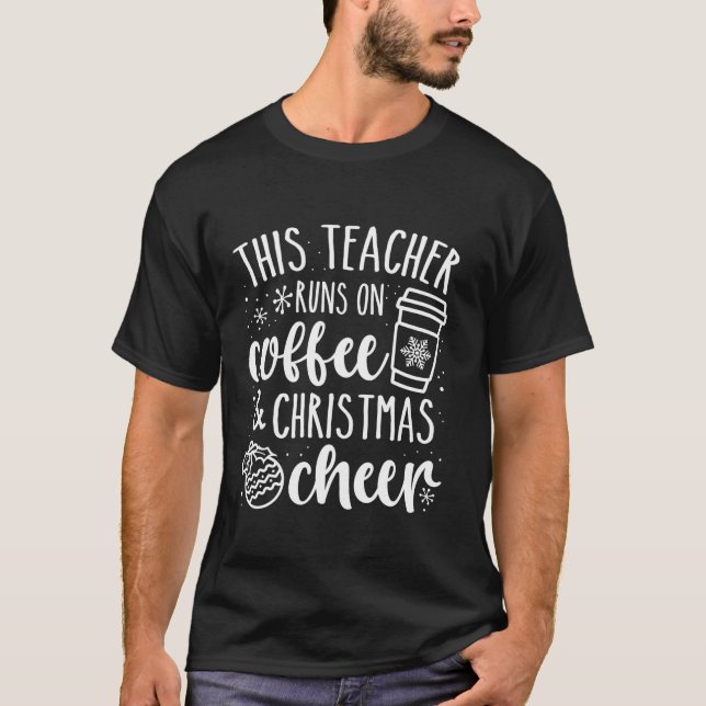 Camiseta Este Professor Executa no Café e Anima Professora  (Frente)