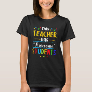 Camiseta Este Professor Tem Alunos Incríveis Conscientizaçã