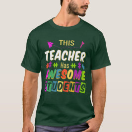 CAMISETA ESTE PROFESSOR TEM ESTUDANTES INCRÍVEIS