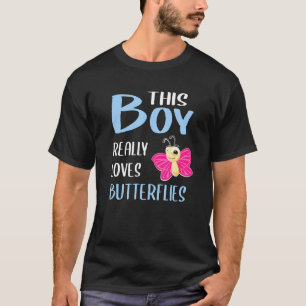 Camiseta Este Rapaz Adora Mesmo As Borboletas