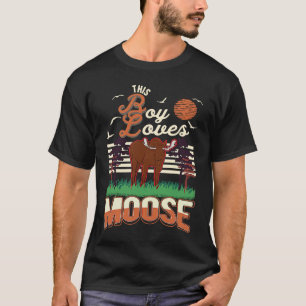 Camiseta Este Rapaz ama Moose Scandinavia Moose Antler