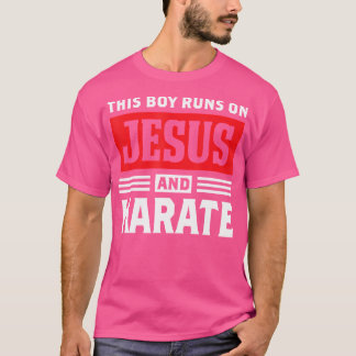 Camiseta Este Rapaz Funciona Com O Presente Cristão De Jesu