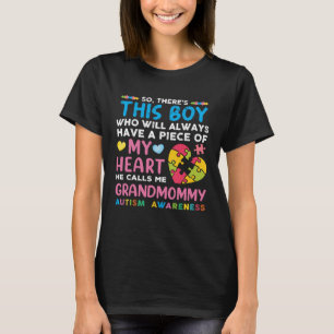 Camiseta Este Rapaz Me Chama Avó Autismo Awa