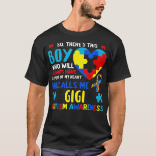 Camiseta Este Rapaz Me Chama De Gigi GG Autismo