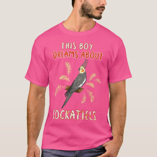 Camiseta Este Rapaz Sonha Com Cockatiels