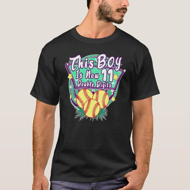 Camiseta Este Rapaz Tem Agora 11 Dígitos Duplos De Aniversá (Frente)