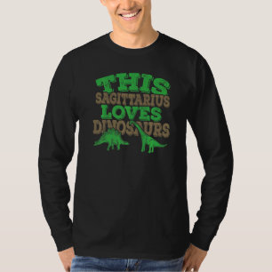 Camiseta Este Sagitário Adora Dinossauros 1