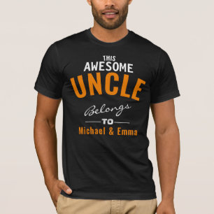 Camiseta Este Tio Incrível Pertence A Adicionar Nomes.Pers
