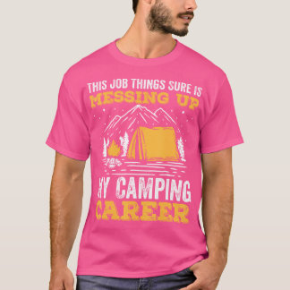 Camiseta Este Trabalho Está Sem Dúvida Enganando O Meu Aten
