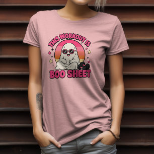 Camiseta Este Treino é Folha de Fantasma Design de Fitness