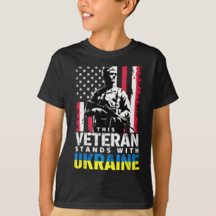 Camiseta Este Veterano Apoia a Ucrânia 9
