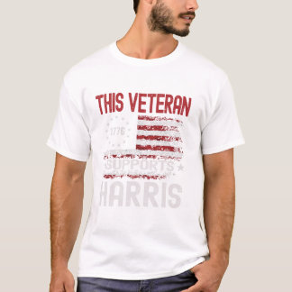 Camiseta Este Veterano Apoia Harris
