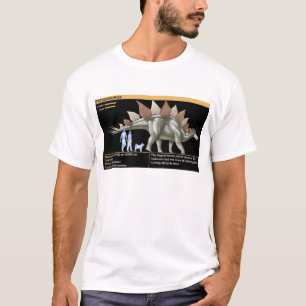 Camiseta Estegossauro - Biologia de Dinossauros do Jurássic