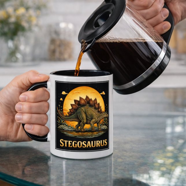 Camiseta Estegossauro Dinossauro Pré-Histórico Lua (Criador carregado)