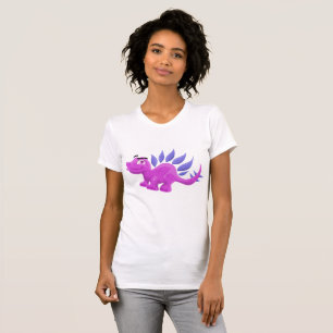 Camiseta Estegossauro Roxo