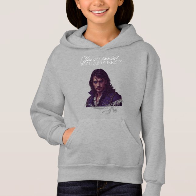 Camiseta Esteira e Pôrs do sol líquidos Hoodie (Frente)