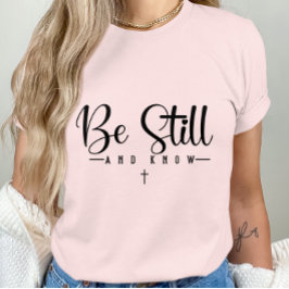 Camiseta Esteja E Saiba - Inspiração Baseada Em Fé De Cotaç