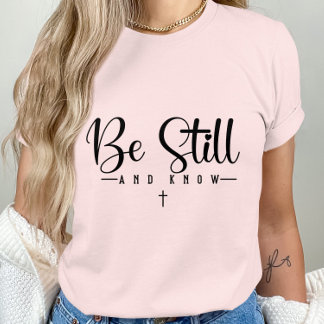 Camiseta Esteja E Saiba - Inspiração Baseada Em Fé De Cotaç