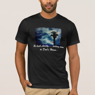 Camiseta "Esteja para trás logo… "