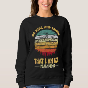 Camiseta Esteja quieto e saiba que eu sou a Escritura de De