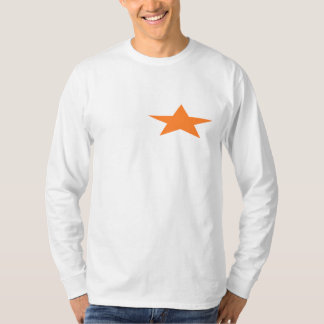 Camiseta estelar laranja