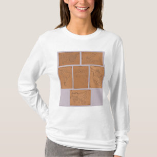 Camiseta Estêncis do mundo