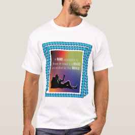 Camiseta "Estendendo o amor, tocando o mundo"