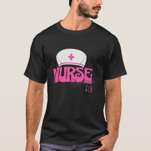 Camiseta Estereótipo de Enfermeira Rosa Enfermagem Dia da E