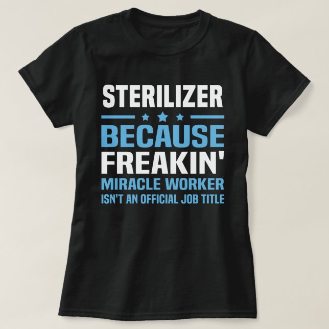 Camiseta Esterilizador (Frente do Design)
