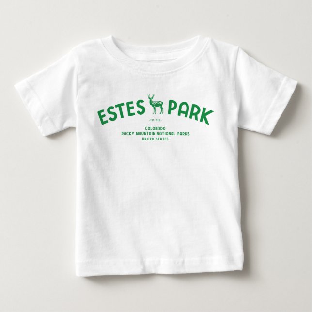 Camiseta Estes Park Colorado National Park Elk (Frente)