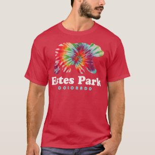 Camiseta Estes Park Colorado Rocky Mounains Bear Tie Dye