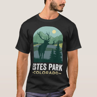 Camiseta Estes Park Elks Retro Vintage Estes Park Co