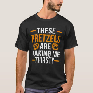 Camiseta Estes Pretzel me Fazer com uma padaria de trocadil